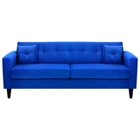Bodevir - Sofa New Retro 3Cg Felpa 00 Azul Rey