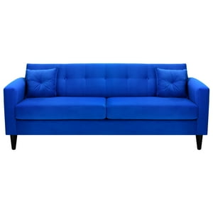 Bodevir - Sofa New Retro 3Cg Felpa 00 Azul Rey