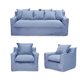 thumbnail image 1 of Juego De Living Fontana 5 Cuerpos Lino Azul Piedra, 1 of 7