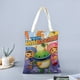 thumbnail image 2 of Team Umizoomi Bolso de tela con estampado de lienzo para mujer, bolsa de compras reutilizable y estética, con cremallera interior, regalo para mujer, 35 × 40 cm., 2 of 6