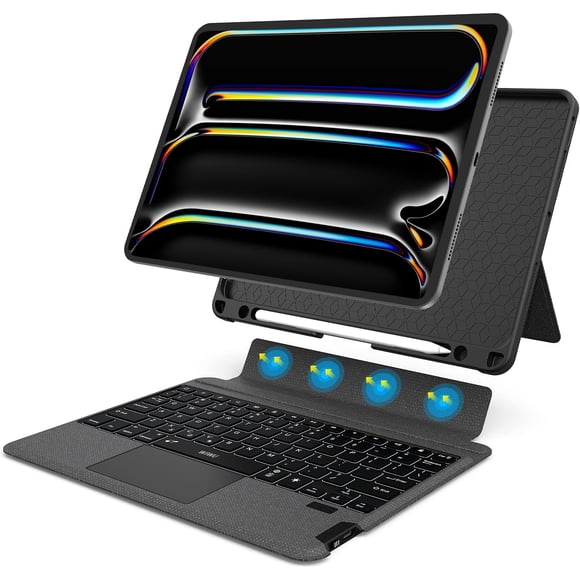 Funda con teclado para iPad WIWU para iPad de 9.ª/8.ª/7.ª generación
