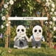 thumbnail image 3 of Set de 2 figuras de panda blanco OLEOCA Family, mini muñecos, 3 of 7
