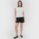 thumbnail image 4 of Polera Mujer Rib Vuelos Ecru Corona, 4 of 5