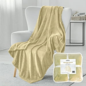 Frazada Polar Termica 2 Plazas Homely Manta 150X200Cm Beige