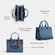 thumbnail image 3 of Bolsa Coach Cargo Tote 20 Indigo para iPhone, cartera, etc., 3 of 6