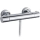 thumbnail image 1 of Grifo termostático de ducha de 1/2", grifo de latón para montaje en pared, con control de temperatura constante para agua fría y caliente., 1 of 7