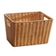 thumbnail image 2 of Cesta de almacenamiento decorativa, cesta tejida, cesta organizadora de artículos diversos, cesta de pan para oficina, cocina, encimera, hogar, baño, 32cmx24cmx20cm, 2 of 5