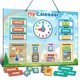 thumbnail image 1 of Calendario Infantil inamio para Aprendizaje en Preescolar y Aula, 1 of 8