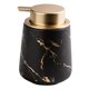 thumbnail image 4 of Dispensador De Jabón Líquido Para Lavado A Mano De Mostrador, Botella De Bomba De Loción De 13,67 Oz, Color Negro, 4 of 5
