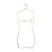Magideal - Percha De Lencería Percha Para Traje De Baño Percha Para Traje De Baño Percha Para Colgar Ropa Interior Percha Para Traje De Baño Percha Para Exhibici Oro