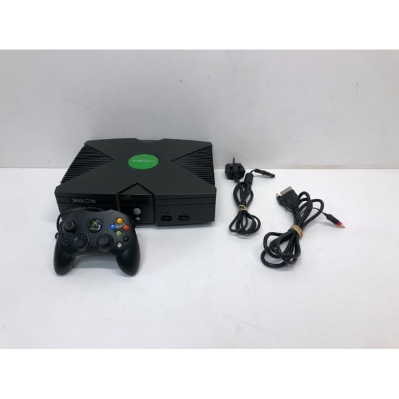 Consola Microsoft Xbox Original con Controlador y Cables Usados