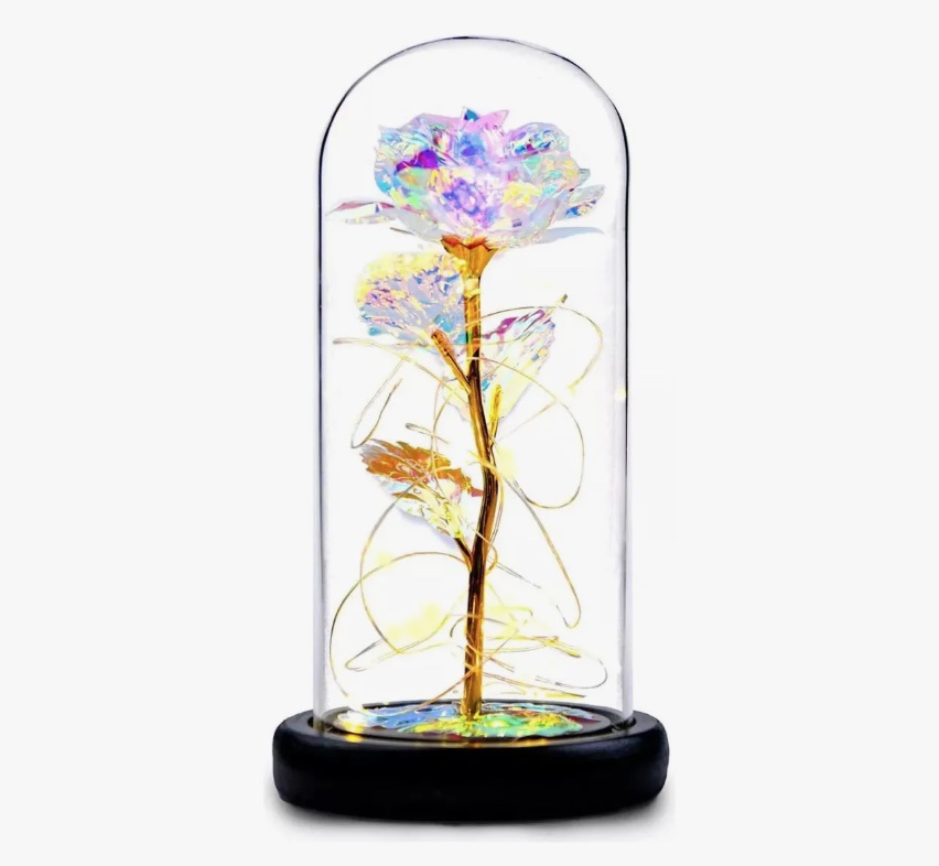 Riqui - Rosa Eterna Tornasol Dorado