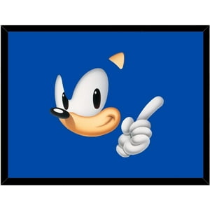 Genérico - Cuadro Decorativo Sonic 2 Medidas 30X40 Cm