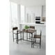 thumbnail image 1 of Juego Comedor Bar Industrial 4 Sillas Walnut, 1 of 5