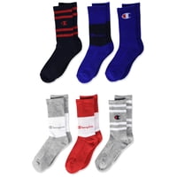 Calcetines Redondos Para Niños Socks Champion, Paquete De 6