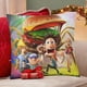 thumbnail image 4 of Lluvia de Albóndigas Fundas de almohada de terciopelo con tema, regalos de funda de almohada, decoración para el hogar, cojín de lanzar, regalo de cumpleaños para fans y parejas. 45cm x 45cm., 4 of 6