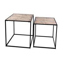 Chantilly - Set Mesas Apoyo Arm. Mod.37X37X40 - 33X33X35 Cm