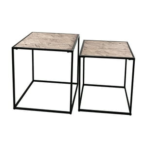 Chantilly - Set Mesas Apoyo Arm. Mod.37X37X40 - 33X33X35 Cm