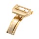 thumbnail image 2 of Cierre Plegable A Prueba De óxido, Hebilla De Mariposa De 18 Mm Para Reloj De Pulsera De Caucho Para Hombre, Color Dorado, 2 of 3