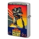 thumbnail image 1 of El Gigante De Hierro theme Copper Metal Lighter Shell Premium Replacement Refillable Lighter Case With Durable Metal Construction Compatible With Zippo And Most Standard Lighter Models, 1 of 6