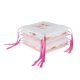 thumbnail image 2 of 6 Piezas Algodón Cuna Cojín Cama Infantil Cuna Protector Búho (Rosa), 2 of 5