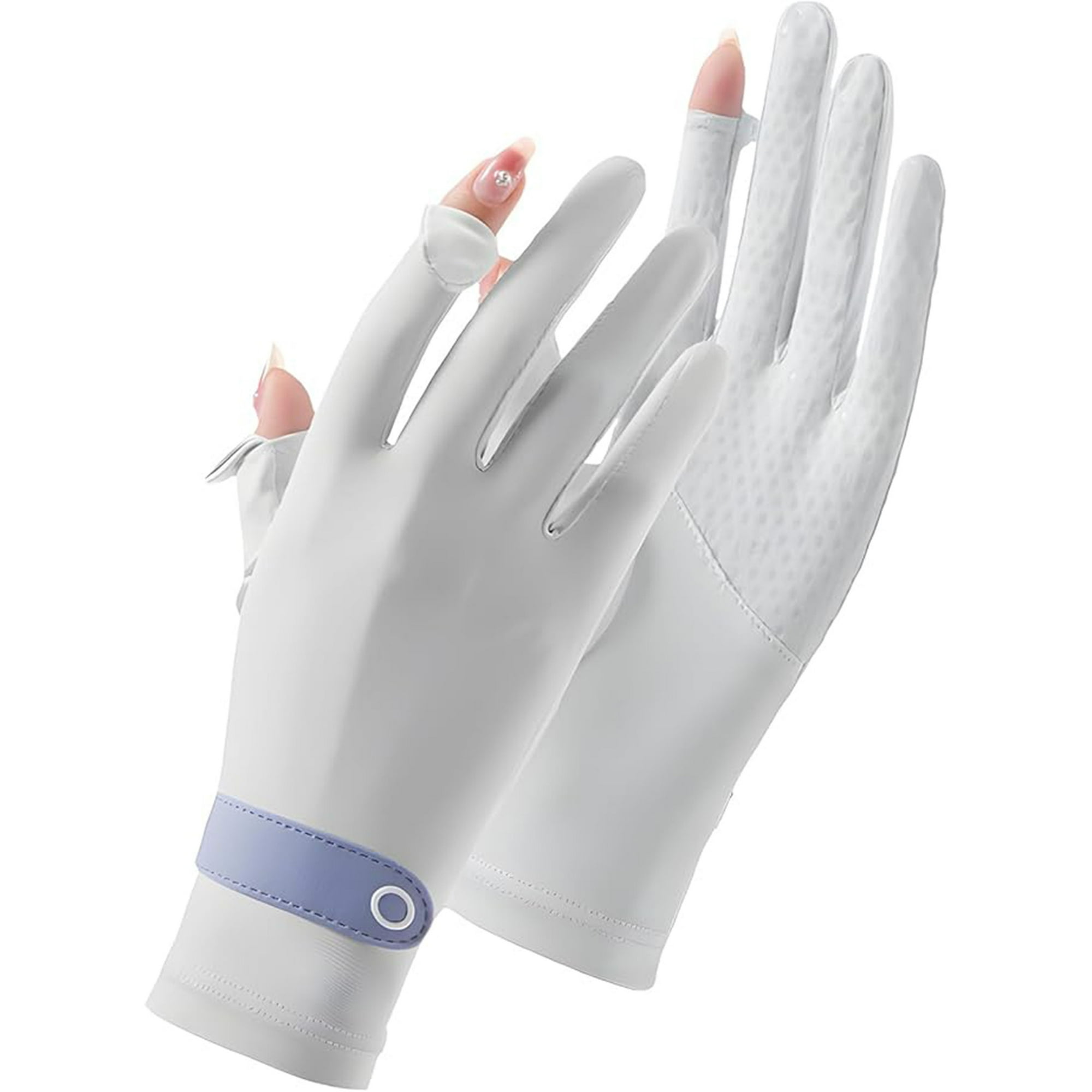 Veatool - Guantes Con Protección Solar, Guantes Con Pantalla Táctil De Dedos Expuestos, Upf 50+, Guantes Deportivos Para Hombres Y Mujeres, Adecuados Para Deportes Al Aire Libre, Ciclismo, Correr, Etc