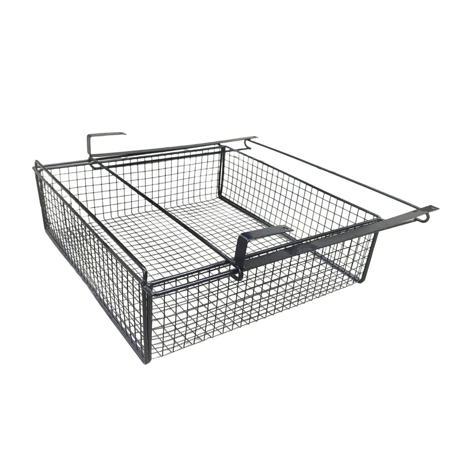 Magideal - Cajón Colgante Deslizante, Caja De Almacenamiento Para Artículos Diversos, Fácil Instalación, Cajón De Almacenamiento Para Armario De Oficina, Gabinet Negro