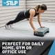 thumbnail image 3 of Aerobic Stepper Freestyle STEP Mini para entrenamiento en casa, color gris y negro, 3 of 6