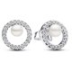thumbnail image 1 of Aros Pandora Treated Freshwater Cultured Pearl Con Pave Halo, 1 of 2