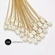 thumbnail image 3 of Collar HESHPAWS Shell Initial A-Z Letra Capital Chapado en Oro Amarillo Acero Inoxidable Cadena Cable 18 in, 3 of 3