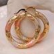 thumbnail image 5 of Stylish Leverback Hoop Earrings - Chunky O-Shaped Tiny Earrings for Casual and Formal Outfits, 5 of 5