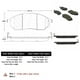 thumbnail image 2 of Pastillas Freno para auto Infiniti EX37 2014-2017 Delantero, 2 of 4