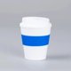 thumbnail image 4 of Vaso De Polipropileno Con Banda De Silicona Blanco, 4 of 8