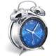 thumbnail image 1 of Despertador Peakeep Loud para personas que duermen mucho, metal, 11 cm, azul, 1 of 6