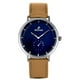 thumbnail image 1 of Reloj Profile Correa De Cuero Esfera Azul Cuarzo 50246stn184 Para Hombre &nbsp;, 1 of 2