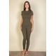 thumbnail image 4 of Camiseta Fashnzfab Manga Corta Cuello Redondo Verde Oliva, 4 of 5