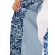 thumbnail image 5 of INSPIRE CHIC Chaqueta de Blazer Abierta para Mujeres Regreso a Clases, Traje de Verano para el Trabajo, Azul-Floral L, 5 of 6
