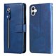 thumbnail image 1 of Funda tipo cartera para Samsung Galaxy A06 5G con bolsillo con cremallera y ranuras para tarjetas – Función de soporte Azul, 1 of 5