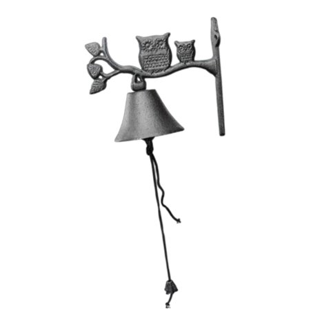 Bothyi - Timbre Rústico De Hierro Fundido, Timbre Decorativo Para Puerta De Entrada De Granja