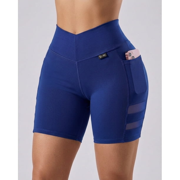 Short Yoga Mujer Suplex Nitro con Bolsillo Estilo Moderno -A352