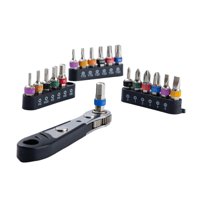 Magideal - Juego De Mini Llaves De Trinquete, Herramienta De Reparación, Destornillador, Llave, Juego De Destornilladores De Trinquete De Acero Para Modelo De Av