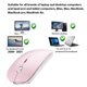 thumbnail image 3 of Ratón inalámbrico Bluetooth PEIBO para portátil MacBook Pink, 3 of 9