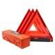 thumbnail image 1 of Triángulos de advertencia de seguridad vial WORKKOOL, paquete de 3 con funda, 1 of 6