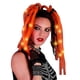 thumbnail image 3 of Diadema LED con forma de fideos, rastas anaranjadas parpadeantes con 12 LED, 3 of 4