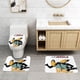 thumbnail image 2 of El Show de Heckle y Jeckle Juego de 3 alfombras de baño de coral fleece: tapete de baño + alfombra de inodoro en forma de U + funda de tapa de inodoro en forma de O, 2 of 6