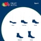 thumbnail image 3 of Calcetines Fruit of the Loom para hombre, transpirables, no se muestran, de 6 a 12 años (4 pares), 3 of 3