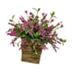 thumbnail image 4 of Corona De Cesta Colgante, Corona De Flores Artificiales Para Celebración, Fiesta De Boda, 4 of 5