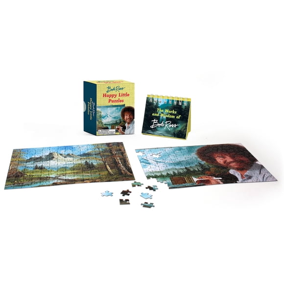 Puzzle Running Press Edición Mini Bob Ross Happy Little