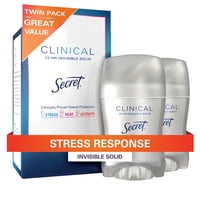 Antitranspirante Secret Clinical Strength Para Mujer, 50 Ml, Paquete De 2