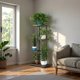 thumbnail image 2 of LINZINAR 4 Tier Plant Stand Indoor Outdoor Metal Flower Pot, 2 of 3